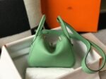 Knockoff Hermes Lindy Mini handbag in vert criquet color - Image 8
