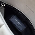 Replica Saint Laurent Puffer Small Chain Bag Ivory Lambskin - Image 7