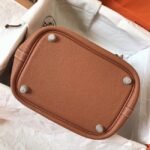 Gold imitation Hermes Picotin Lock 18cm handbag - Image 8