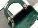 Dior Lady Dior Mini Chain Bag Fake with Chain in Green - Image 7