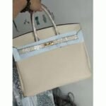 Ivory Replica Hermes Birkin 35CM Classy Handbag - Image 2