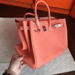 Crevette Shade Fake Designer Hermes Birkin 40cm Purse - Image 6