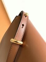 Prada Shoulder Bag Knockoff in Cognac Smooth Calfskin - Image 10