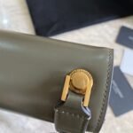 Fake Saint Laurent Le Carre Satchel Bag Olive - Image 6