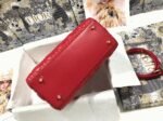 Dior Lady Dior Medium Bag Faux in Red - Image 9