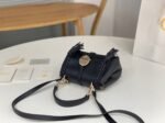 Top Quality Fake Chloe Penelope Mini Shoulder Bag in Black Grained Calfskin - Image 8