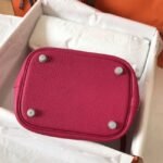 Peach knockoff Hermes Picotin Lock 22cm handbag - Image 3