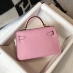 Hermes Kelly Mini II Bag Fake in Mauve Sylvestre - Image 2