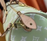 Louis Vuitton Speedy P9 Bandouliere 50 Bag In Light Green - Image 9
