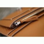 Brown best replica Hermes Dogon combine wallet - Image 5
