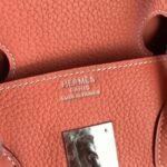 Crevette Shade Premium Knockoff Hermes Birkin 35cm Bag - Image 5