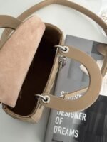 Dior Small Lady Dior My ABCDior Bag Replica in Beige Cannage - Image 4