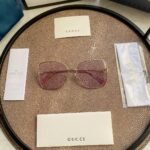 Gradient GG Metal & Acetate Butterfly Sunglasses