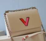 Louis Vuitton Epi Leather Twist MM Limited Edition Bag In Quartz White - Image 3