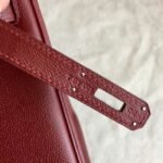 Bordeaux Hermes Birkin 35cm Replica Designer-Inspired Bag - Image 2