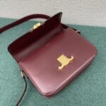 Top Quality Replica Celine Triomphe Medium Bag In Bordeaux - Image 12