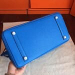 Blue Hydra Fake Designer Hermes Birkin 35cm Bag - Image 8