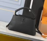 Louis Vuitton Capucines East-West MM Handbag In All Black