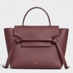 Celine Micro Belt Bag Knockoff in Bordeaux