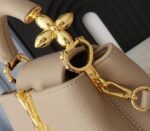 Louis Vuitton Capucines Mini Capucines Handbag In Galet Gray - Image 7