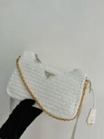 Prada Re-Edition Crochet Bag Fake in White - Image 5