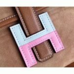 Ocre Fake Hermes Jige Elan 29 Warm Hue Leather Bag - Image 7
