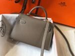 Hermes Kelly Mini II Bag Replica in Taupe Grey - Image 2
