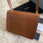 Fake Saint Laurent Le Carre Satchel Bag Brown - Image 7