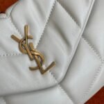 Replica Saint Laurent Puffer Toy Bag White Quilted Lambskin - Image 8