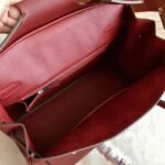 Bordeaux Hermes Birkin 35cm Replica Designer-Inspired Bag - Image 4