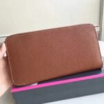Brown Luxury Replica Hermes Wallet Azap Zipped - Image 5