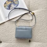 Dior 30 Montaigne Micro Bag Knockoff in Grey Box Calfskin - Image 7