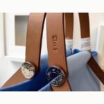 Celeste Canvas Top Fake Hermes Cabag Elan Lightweight Handbag - Image 5