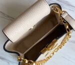 Louis Vuitton Capucines Mini Chain Bag In Beige - Image 7