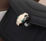 Fake Bvlgari Serpenti Forever Small Crossbody Bag Black Leather - Image 2