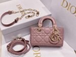 Dior Lady D-Joy Micro Bag Fake in Peony Pink Cannage Lambskin - Image 6