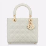 Dior Lady Dior Medium Bag Replica in White