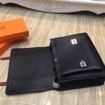 Black Fake Designer Hermes Steve Messenger Bag - Image 2