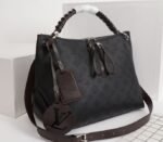 LV Mahina Beaubourg MM Hobo In Black - Image 2