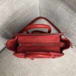 Celine Nano Luggage Tote Bag Fake in Red - Image 5