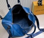 LV Keepall Bandouliere 50 In Navy River Blue - Image 5