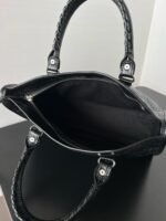 Knockoff Balenciaga Le City Small Bag Black Arena Lambskin - Image 4