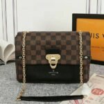 Louis Vuitton Damier Ebene Canvas Vavin PM Bag In Black