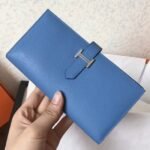 Blue Jean Epsom Replica Hermes Bearn Wallet