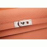 Crevette best replica Hermes Kelly Longue wallet - Image 2
