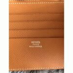 Brown top replica Hermes Copernic compact wallet - Image 5