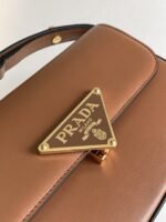 Prada Shoulder Bag Knockoff in Cognac Smooth Calfskin - Image 2