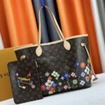 Louis Vuitton X TM Monogram Canvas Neverfull MM