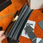 Replica Saint Laurent Cassandra Medium Chain Bag Black - Image 3