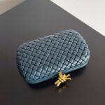 Space Color Bottega Veneta Knot Clutch Fake Version - Image 4